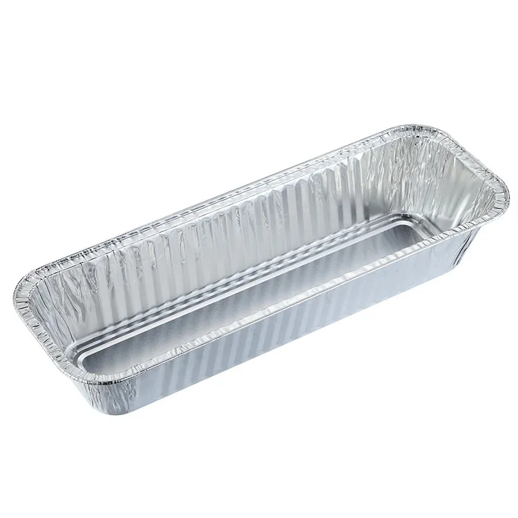 Oziq-ovqat mahsulotlarini qadoqlash uchun alyuminiy idish