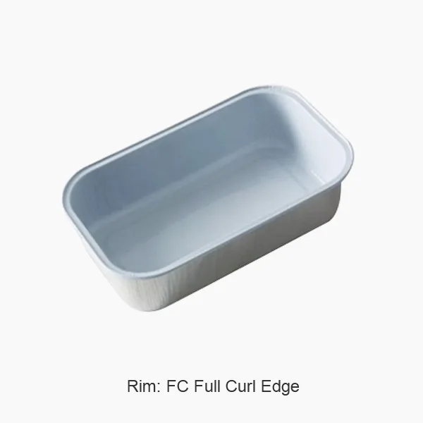 Samolyot ichidagi taom uchun idish alyuminiy